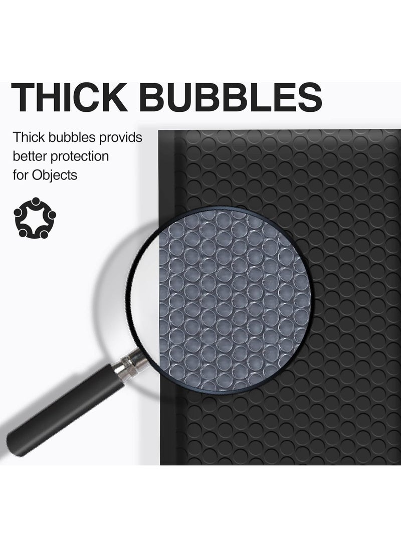 4x8 Inches Poly Bubble Mailers Self Seal Black Padded Envelopes Waterproof Envelopes Shipping Envelopes Bags Pack of 50 - view 4